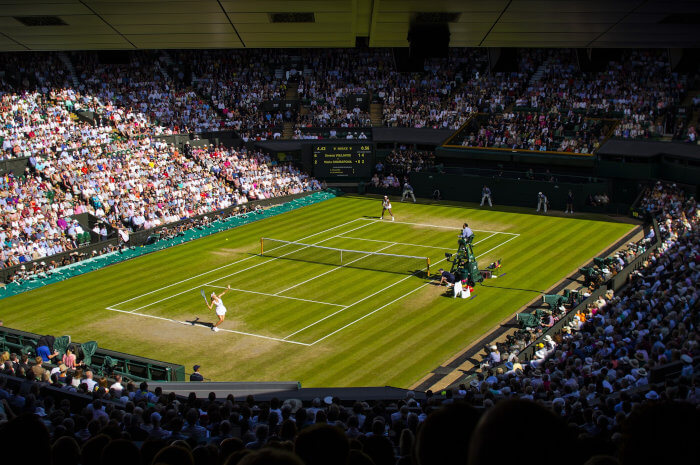 Tennis net posts for Wimbledon
